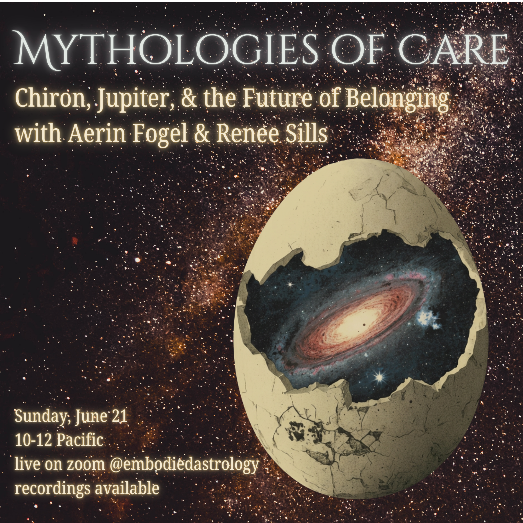 Mythologies of Care: Chiron, Jupiter, and the Future of Belonging with Renee Sills & Aerin Fogel