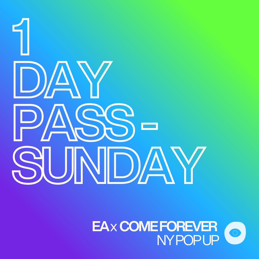 1 DAY PASS FOR SUN JUL 9 - EA NY POP UP