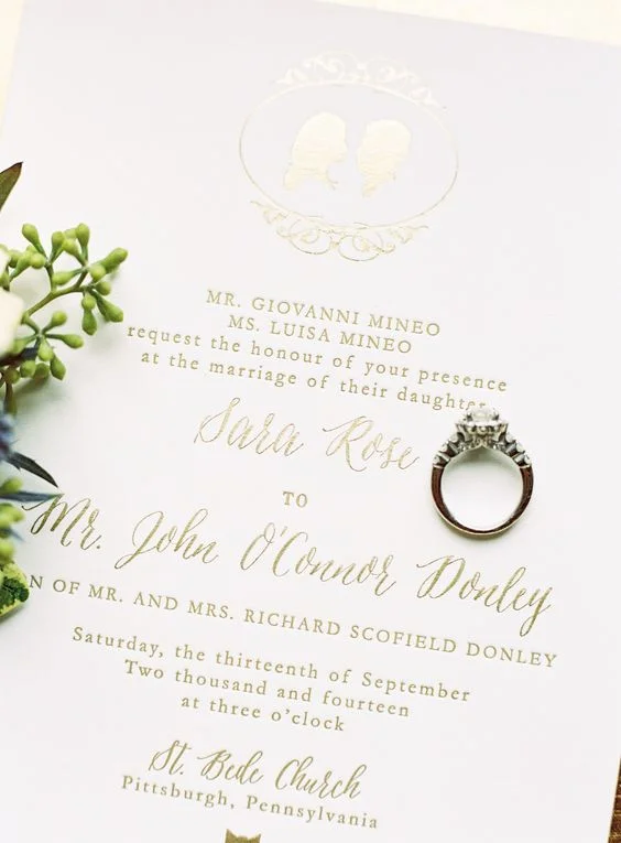 Omni William Penn Wedding Reception | Copper Willow Paper Studio | Pennsylvania Wedding Planning