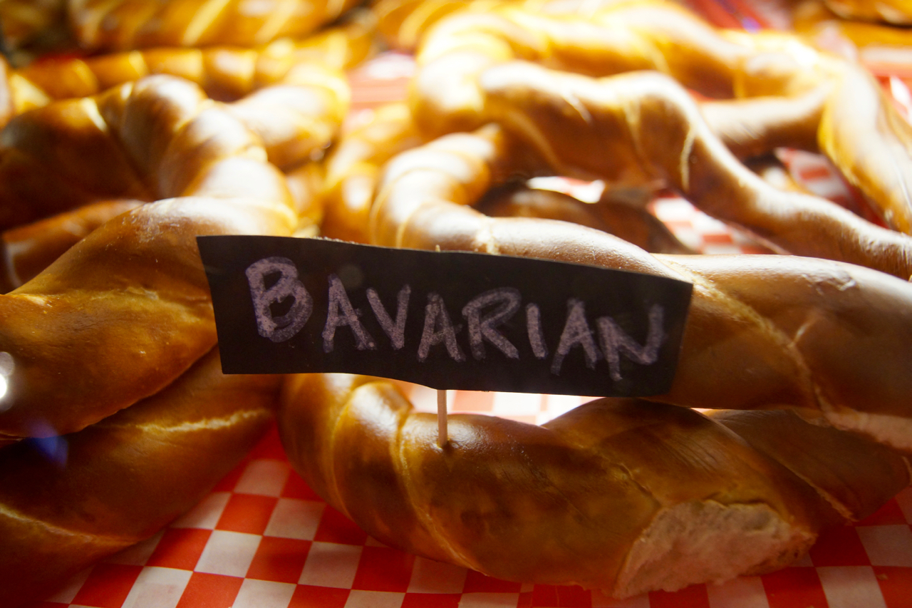California Tap Room's pretzels.