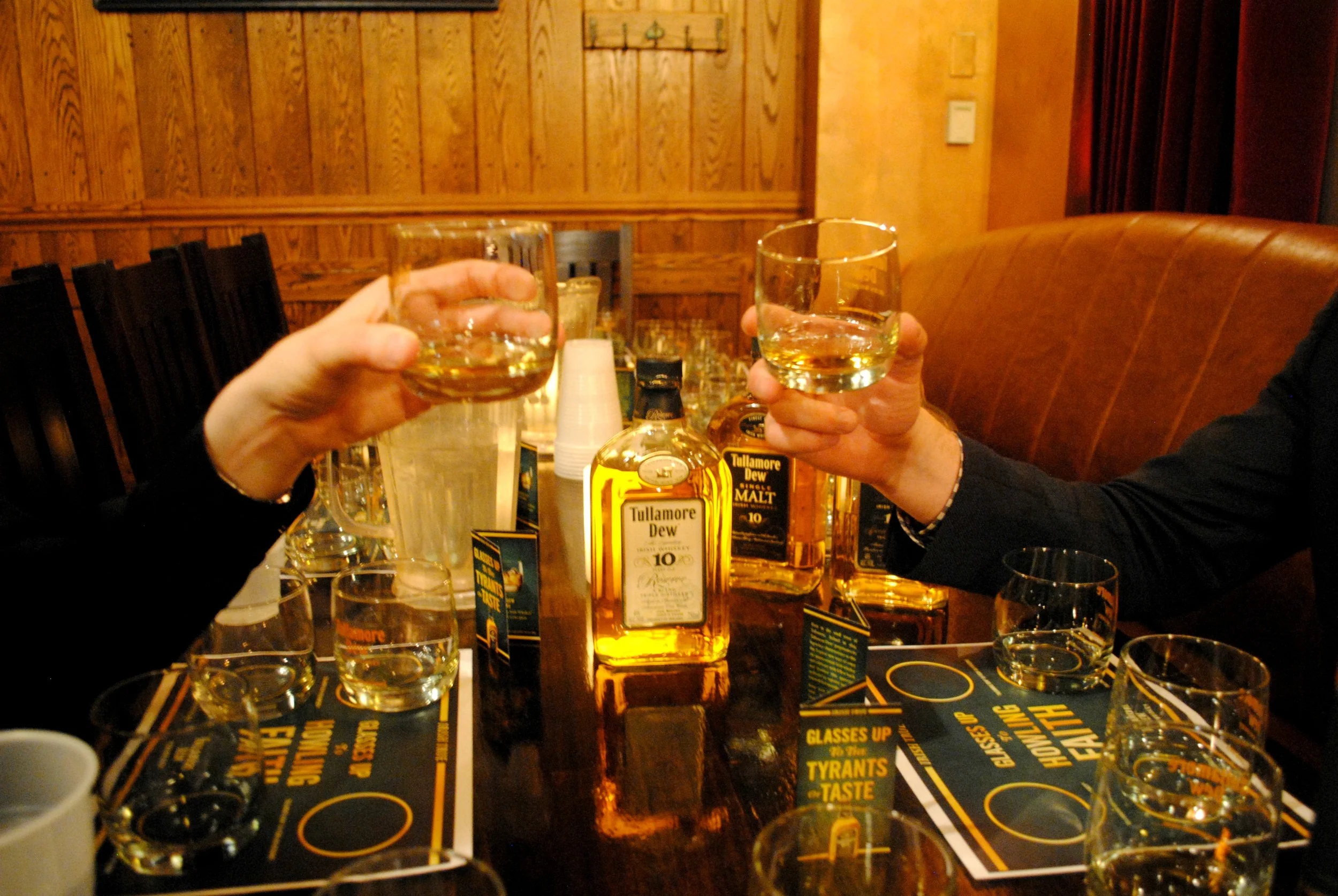 Tullamore D.E.W. Irish Whiskey Toast & Taste