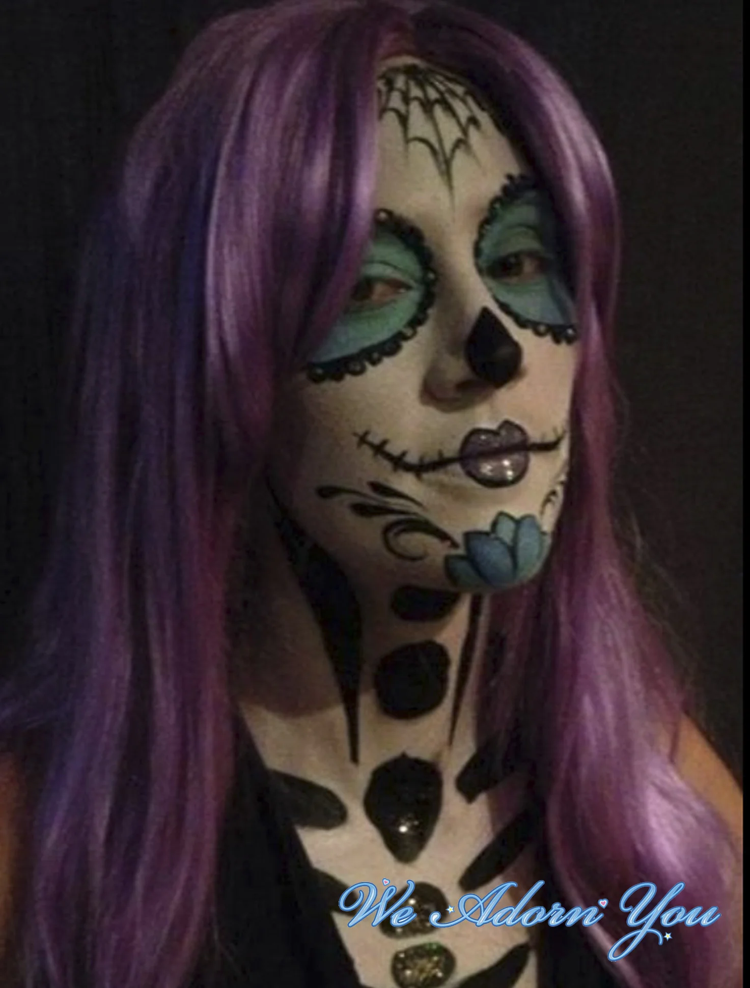 Face Painting Sugar Skull- We Adorn You.jpg