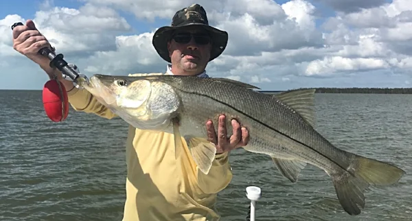 Keith caught this Snook while Tarpon fishing, not to bad!
