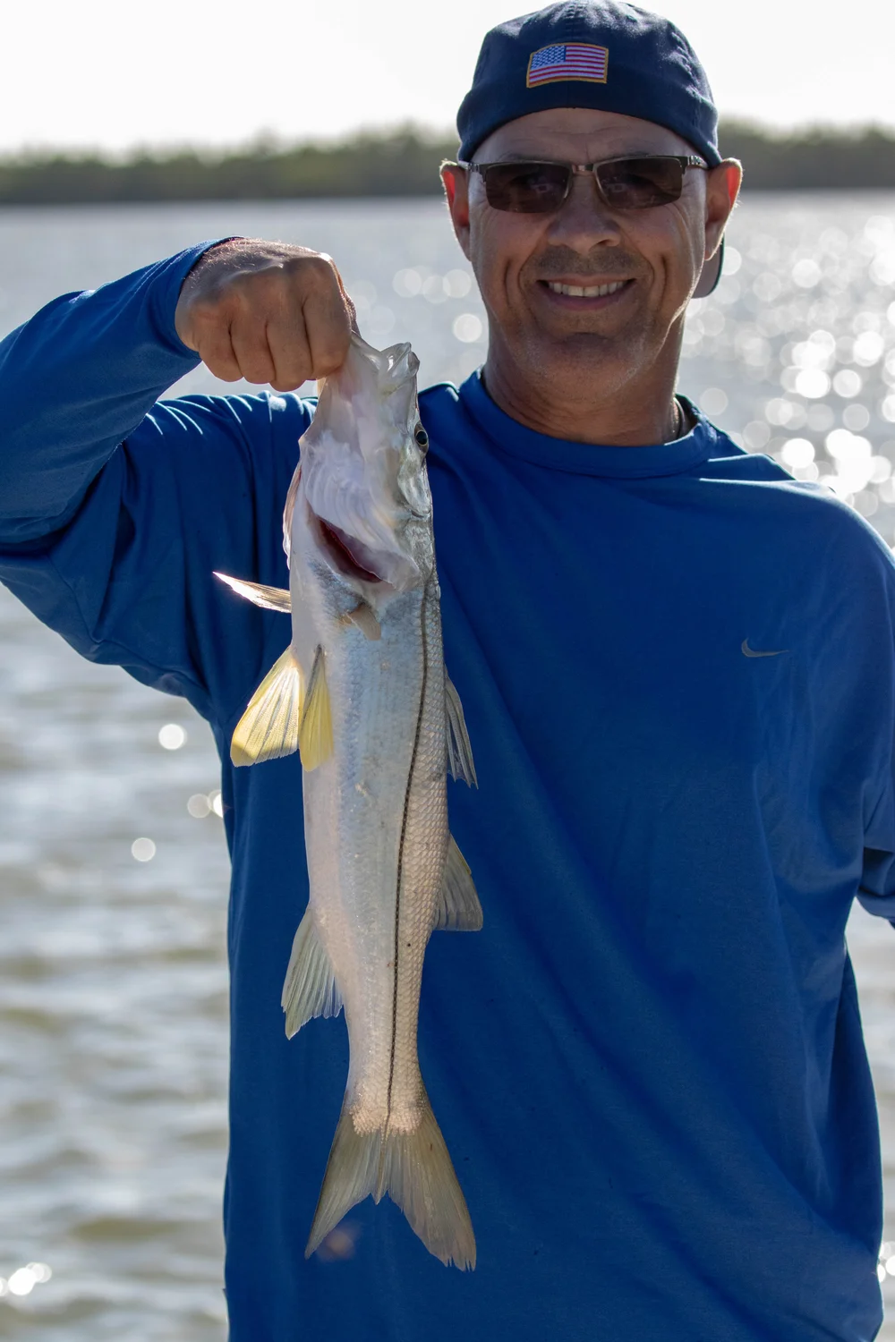 Rick with one of many Snook today.