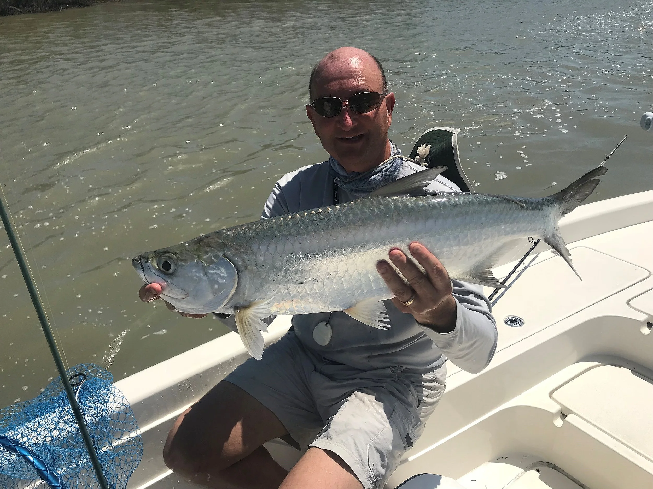 This Tarpon ate a gulp swim bait as well!