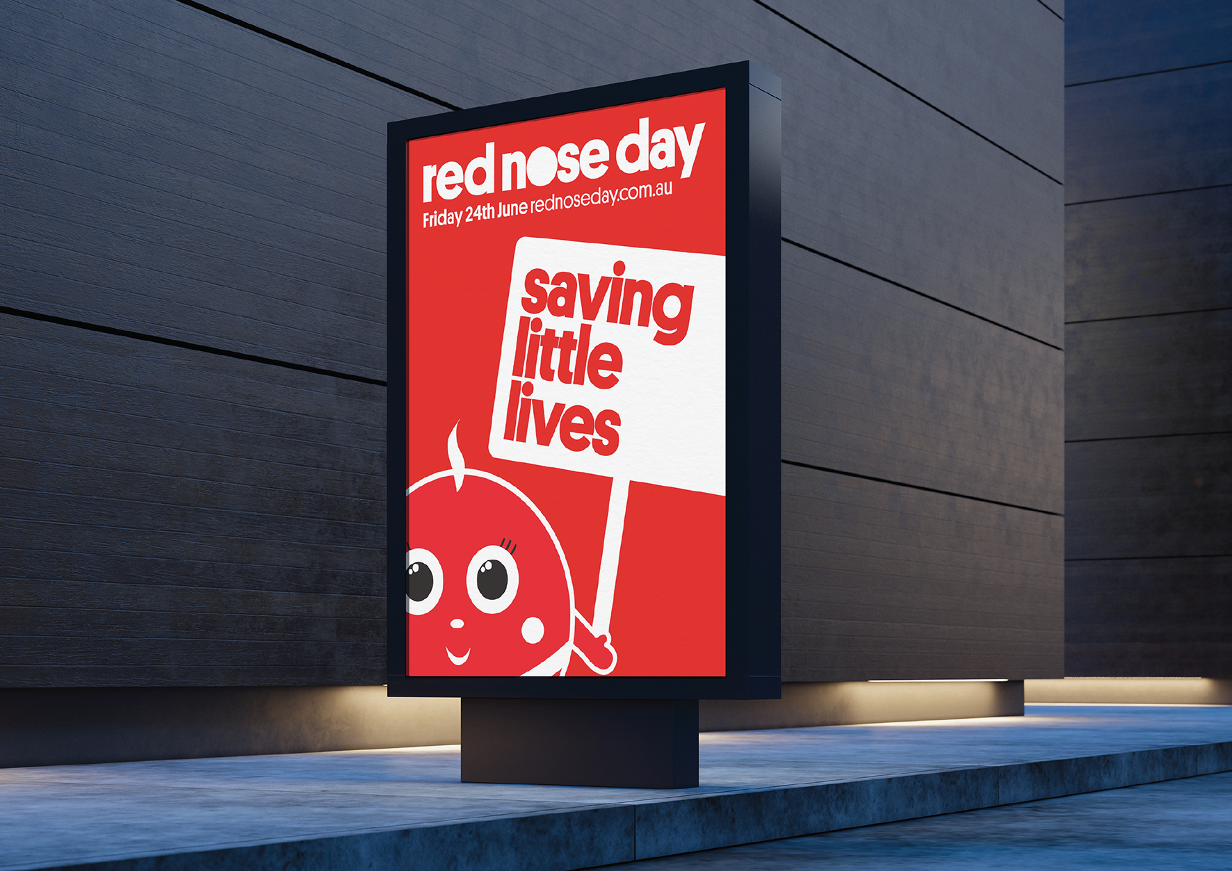 Red Nose – Full brand identity developed for Red Nose Australia