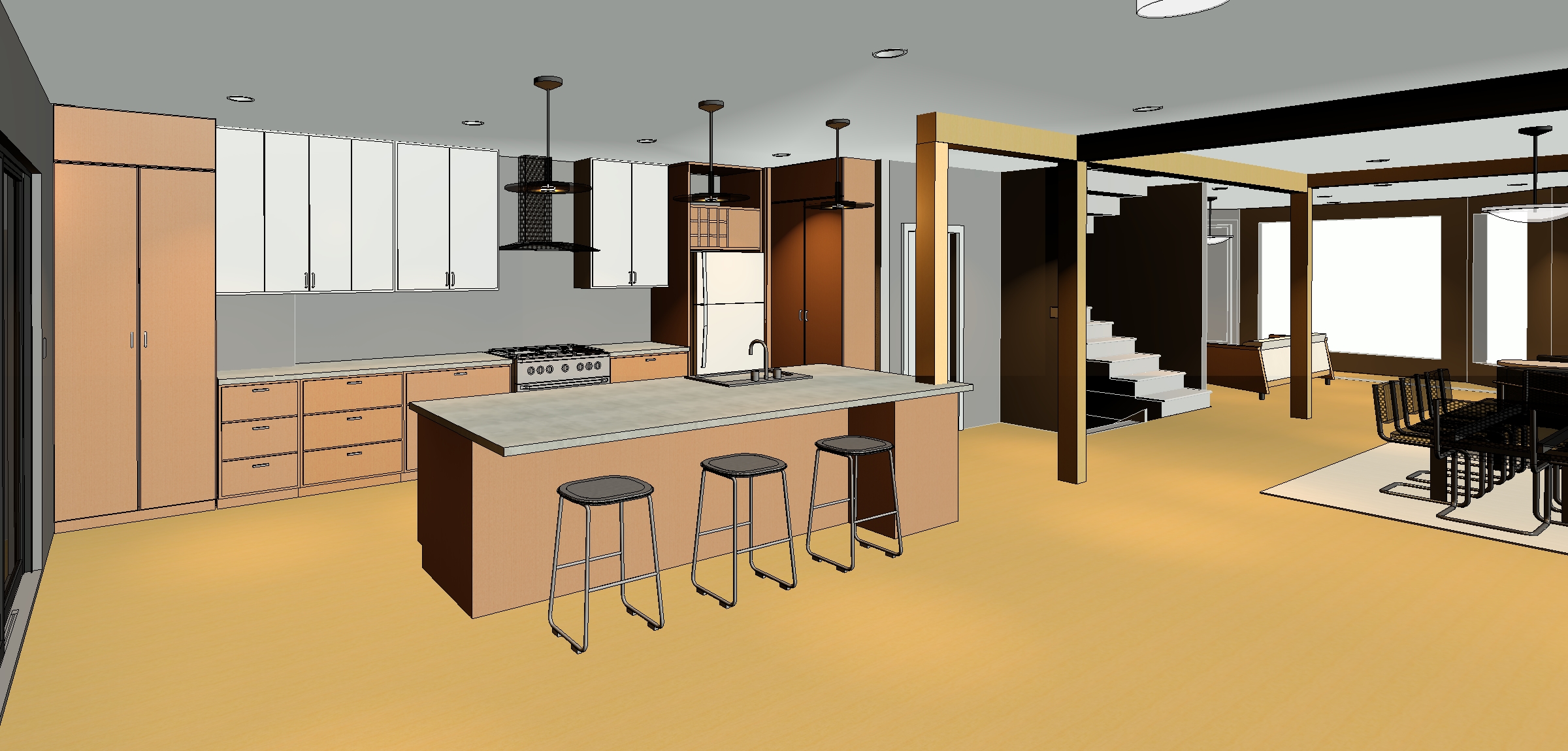 Laidely St. Revit model: Design Development 