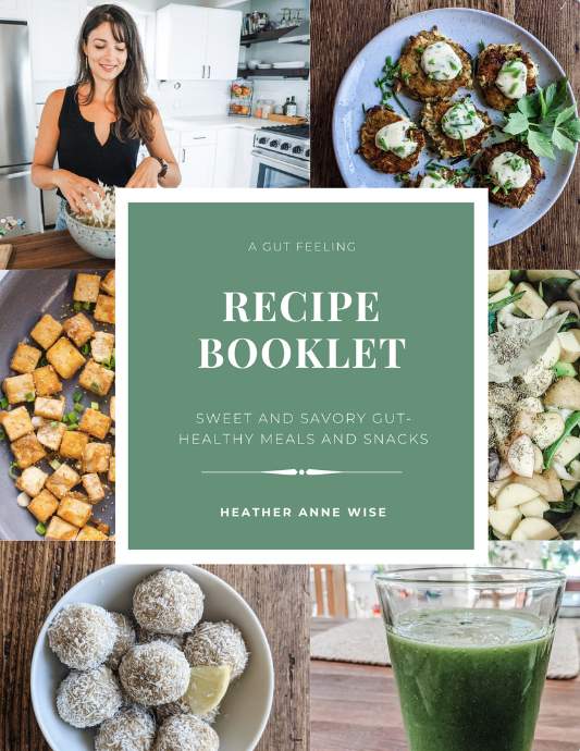 Free Gut Health Recipe Booklet
