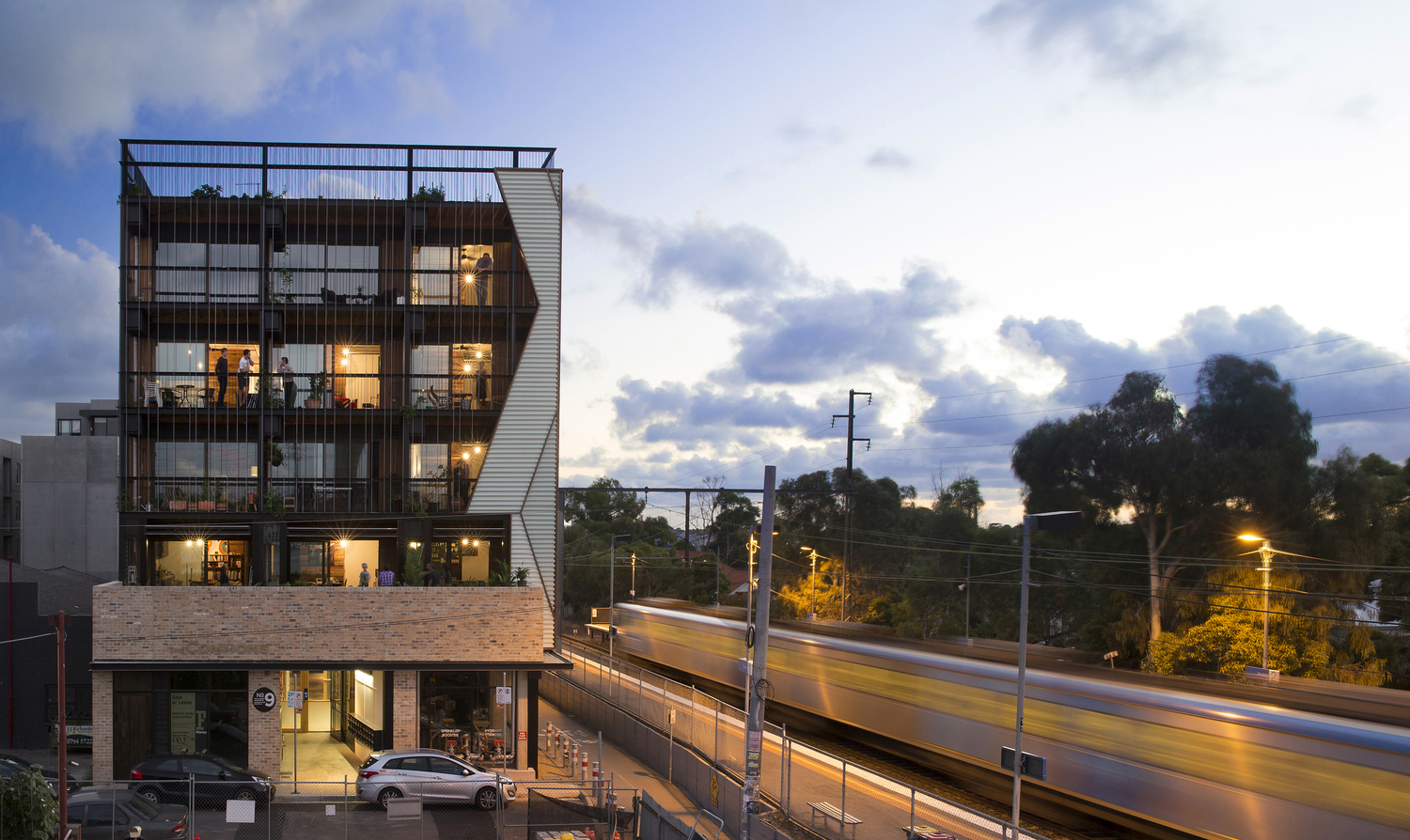 The Commons in Brunswick, Melbourne, by Breathe Architecture. Photography by Andrew Wuttke. 