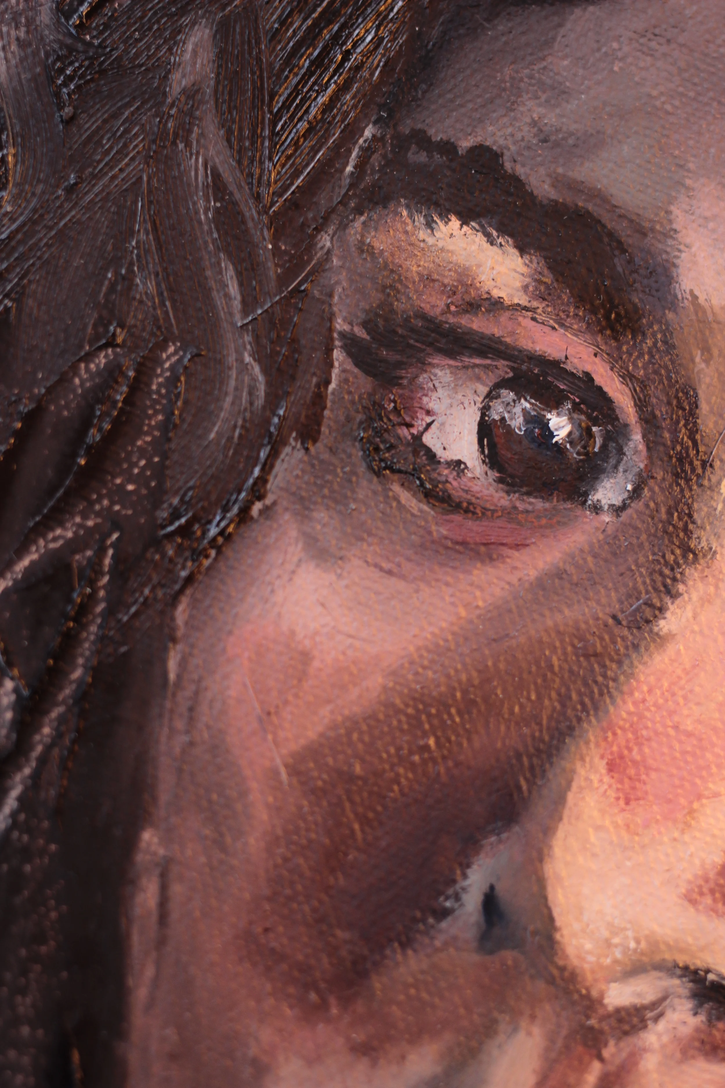 Detail from Self-Portrait 