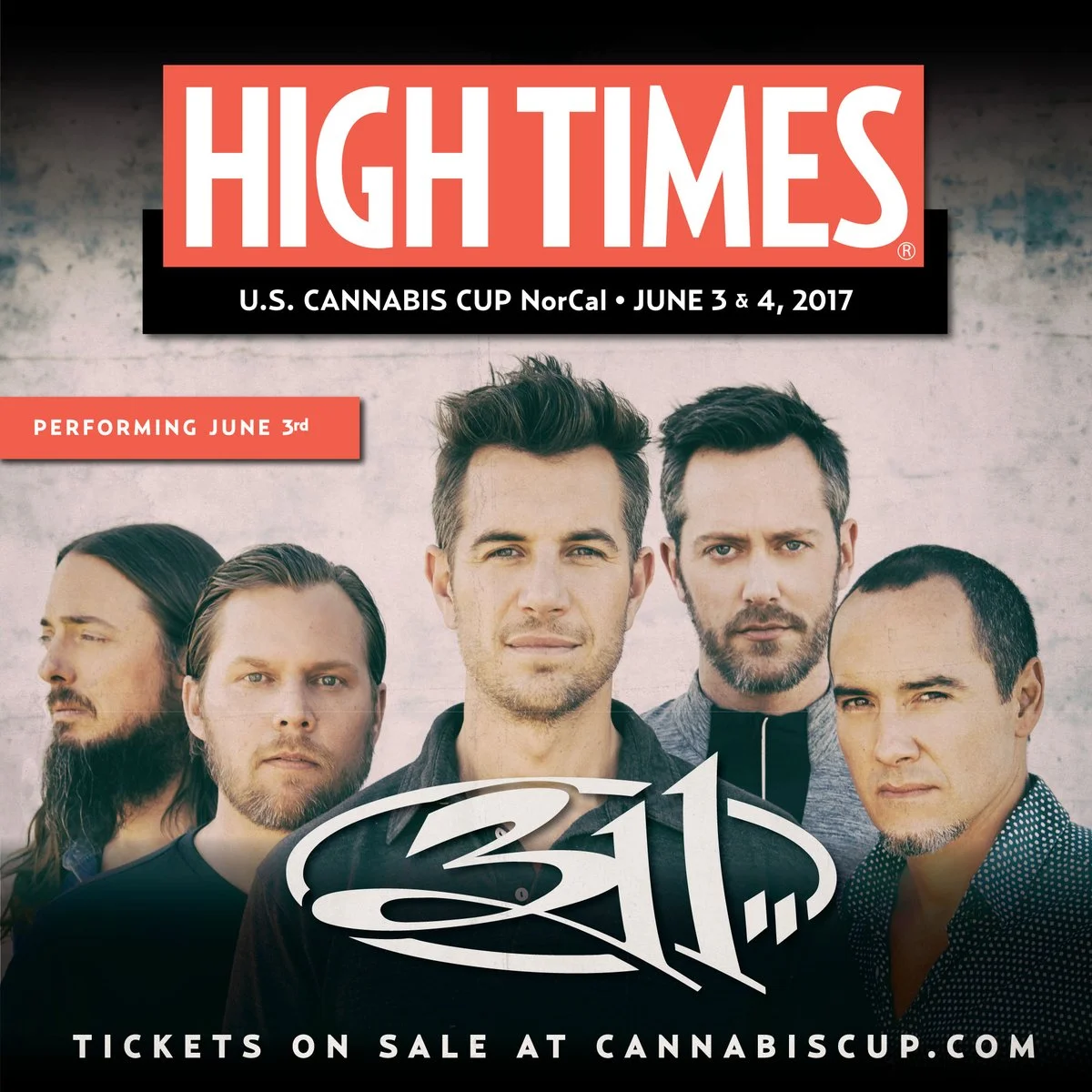 June 3, 2017 - 311 Performs at the northern california cannabis cup
