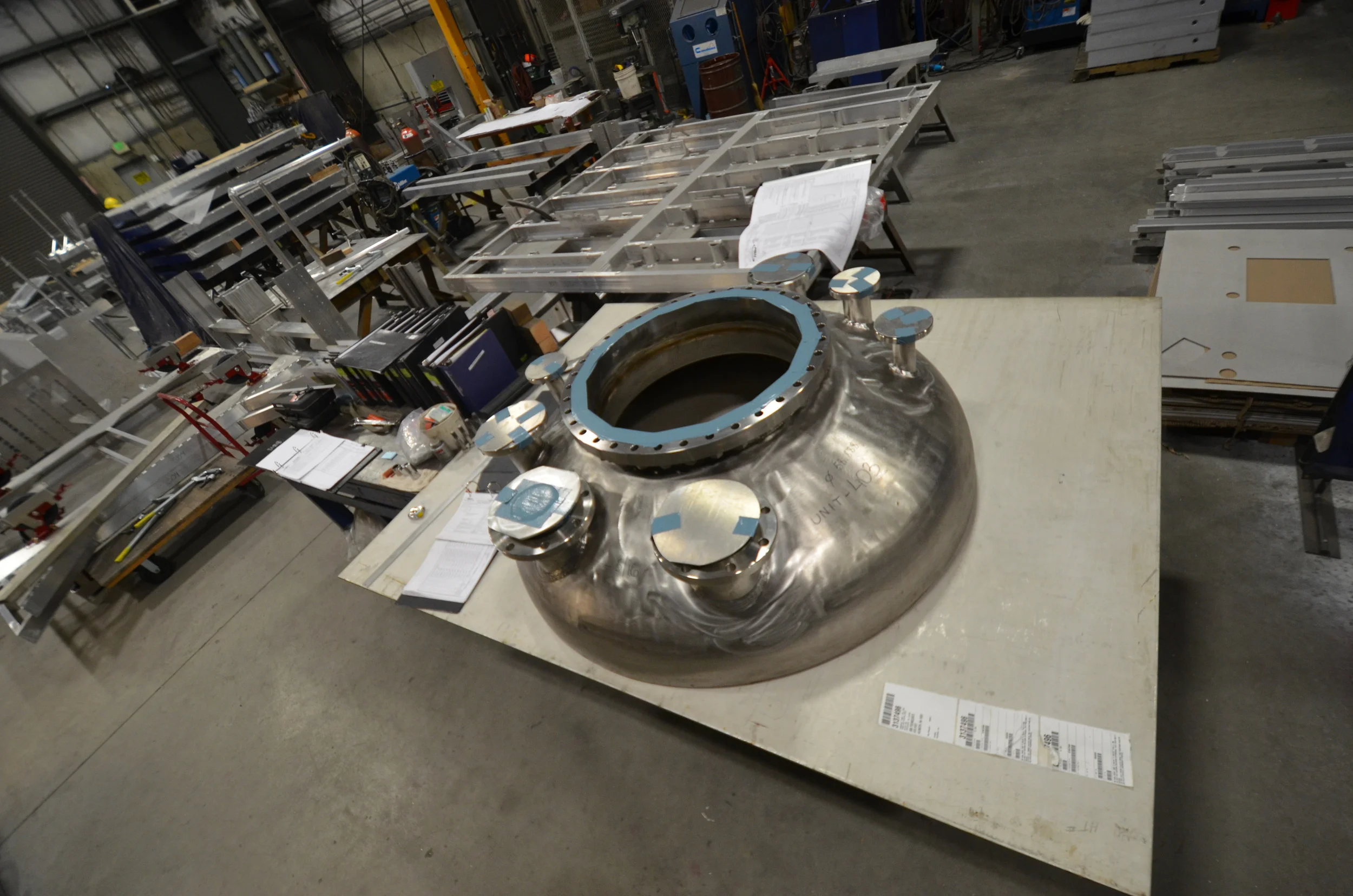 Featured project: stainless steel ASME “U” certified vessels
