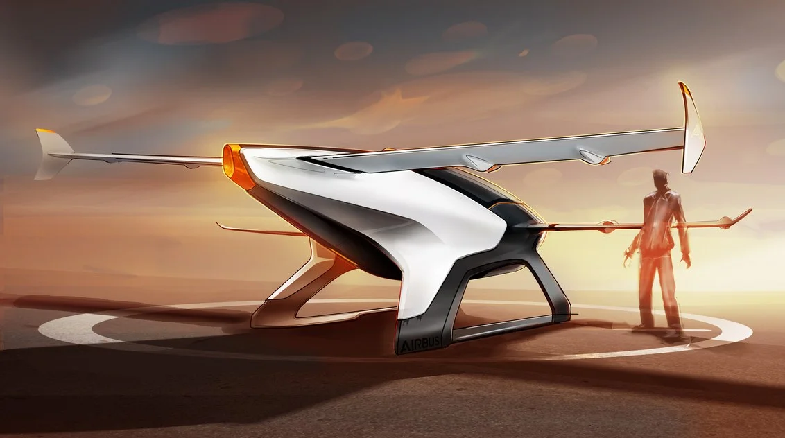Airplane gyms, flying taxis and cloud ceilings—the future according to Airbus