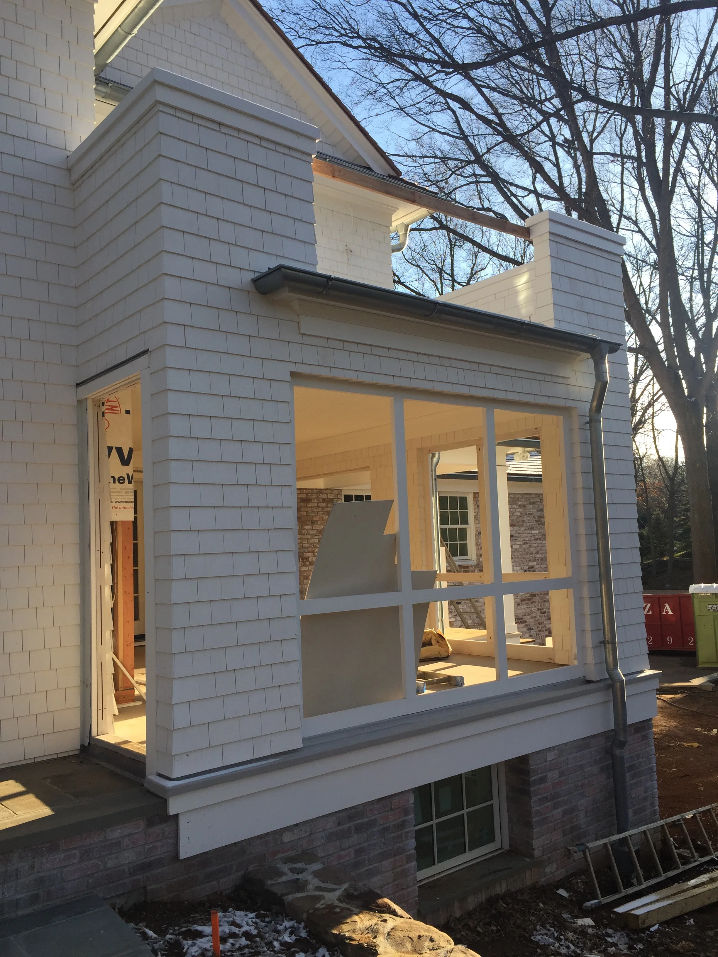 screened porch exterior view 