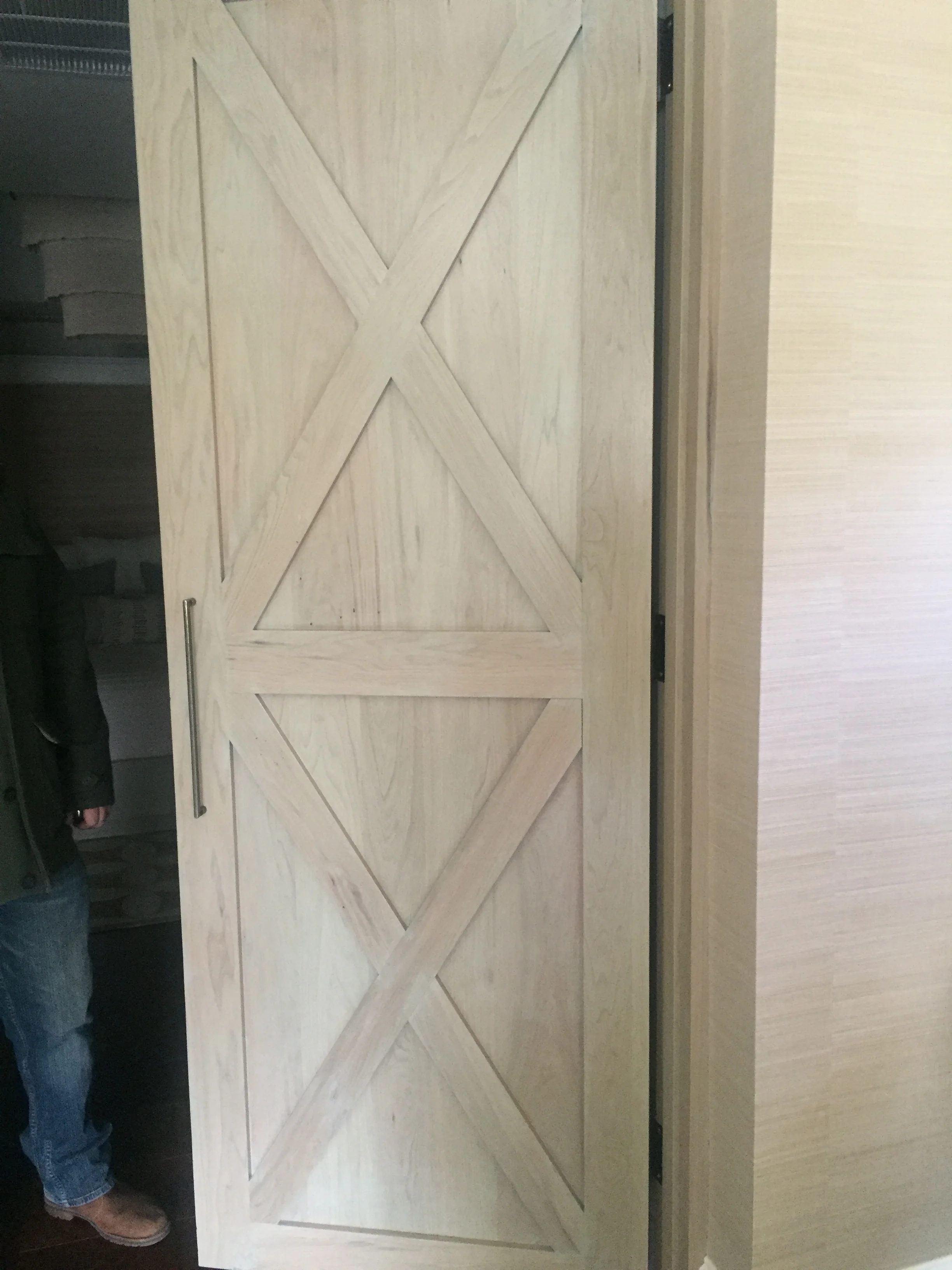  butternut detail of original door design 