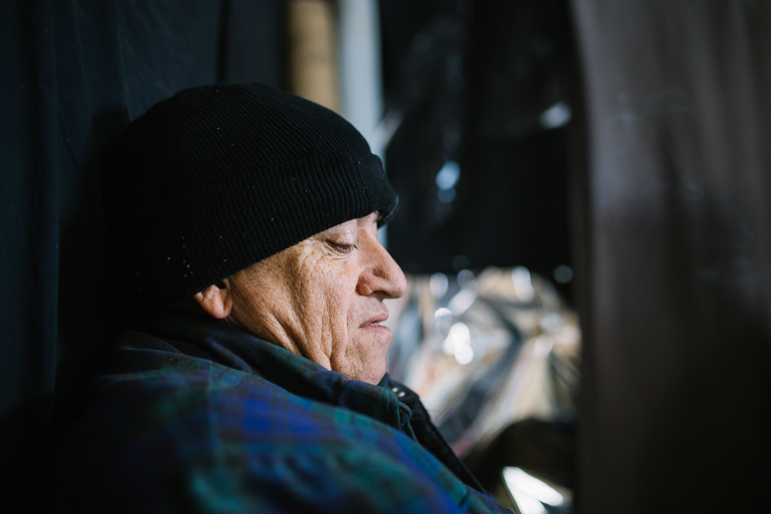  December 24 2017.  My father sitting next to me in his shed in Peterborough, Canada talking about the past few weeks and months in which he has struggled with his mental health and day-to-day life. My younger brother sat across from us listening. 