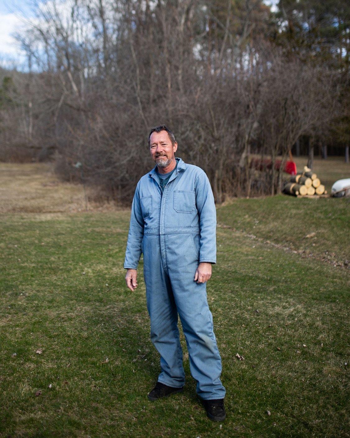 I made this portrait last month of my mum&rsquo;s partner + my step-dad, Jim, in his coveralls at home. Jim does a lot for our family and I&rsquo;m grateful for the relationship we&rsquo;ve come to have. Most recently, he helped me gather tires, boat