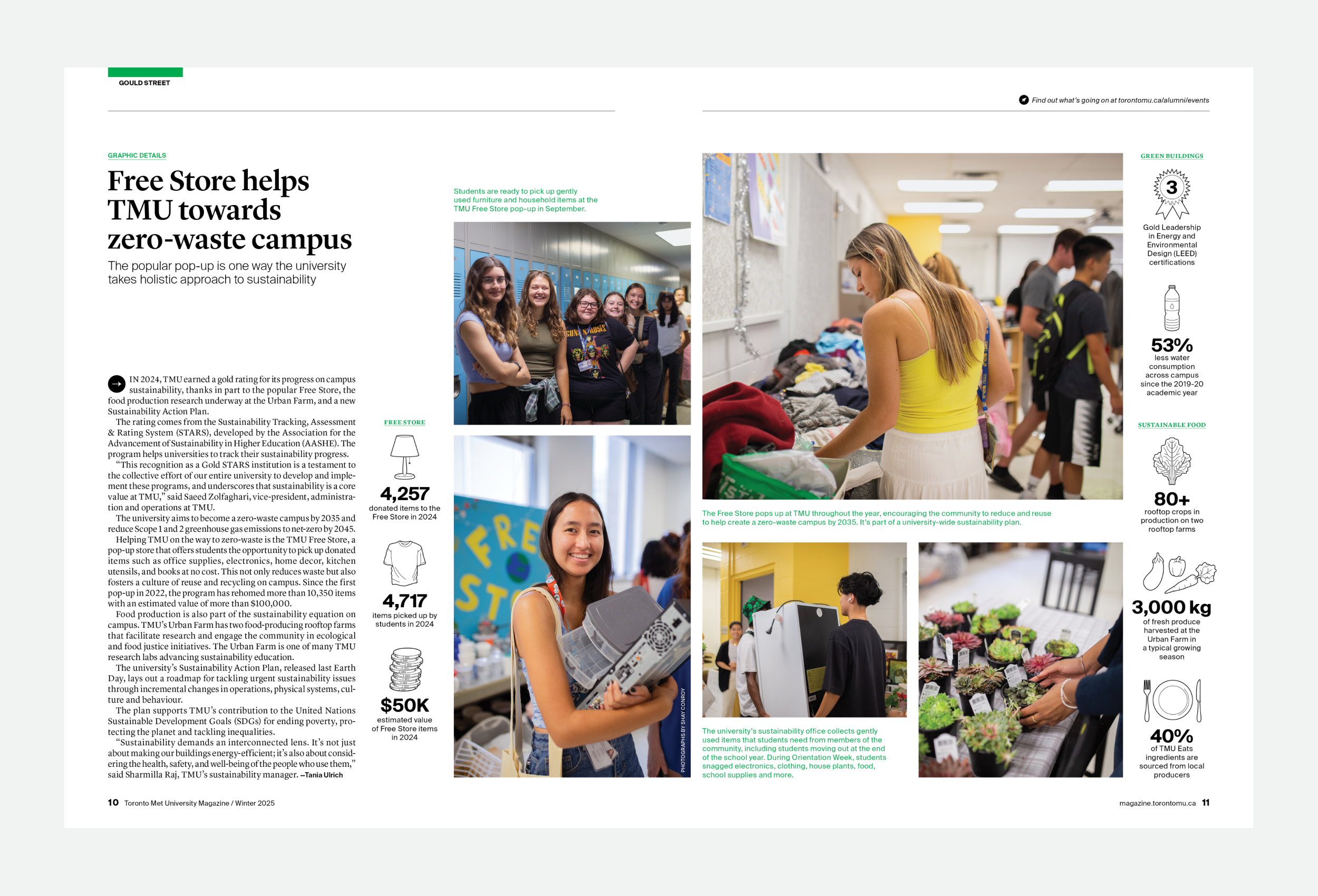 Assignment with Studio Wyse: Toronto Met University magazine -Winter 2025