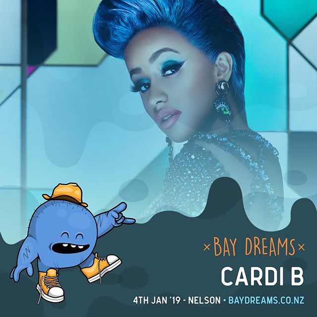 Just announced Cardi B exclusively at both #baydreams this January 🔥🎶🎤😯