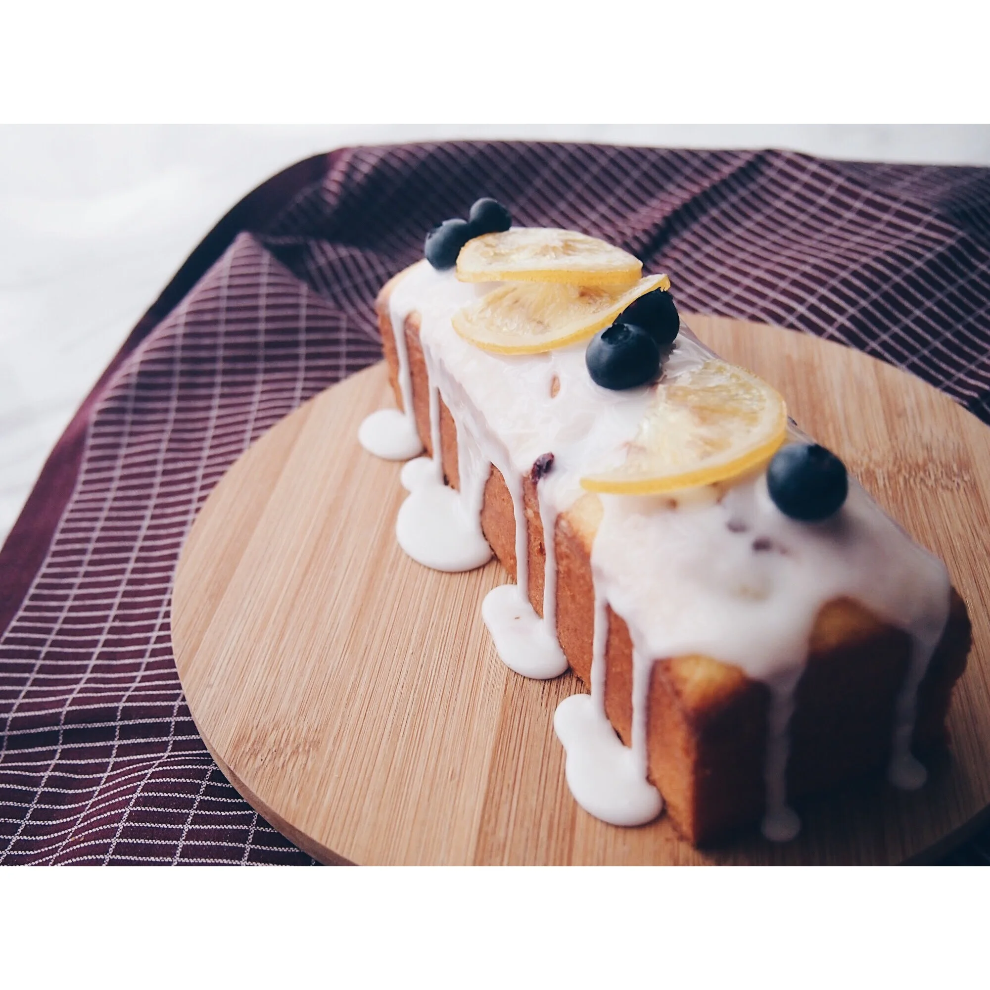 Blueberry + Lemon Loaf Cake