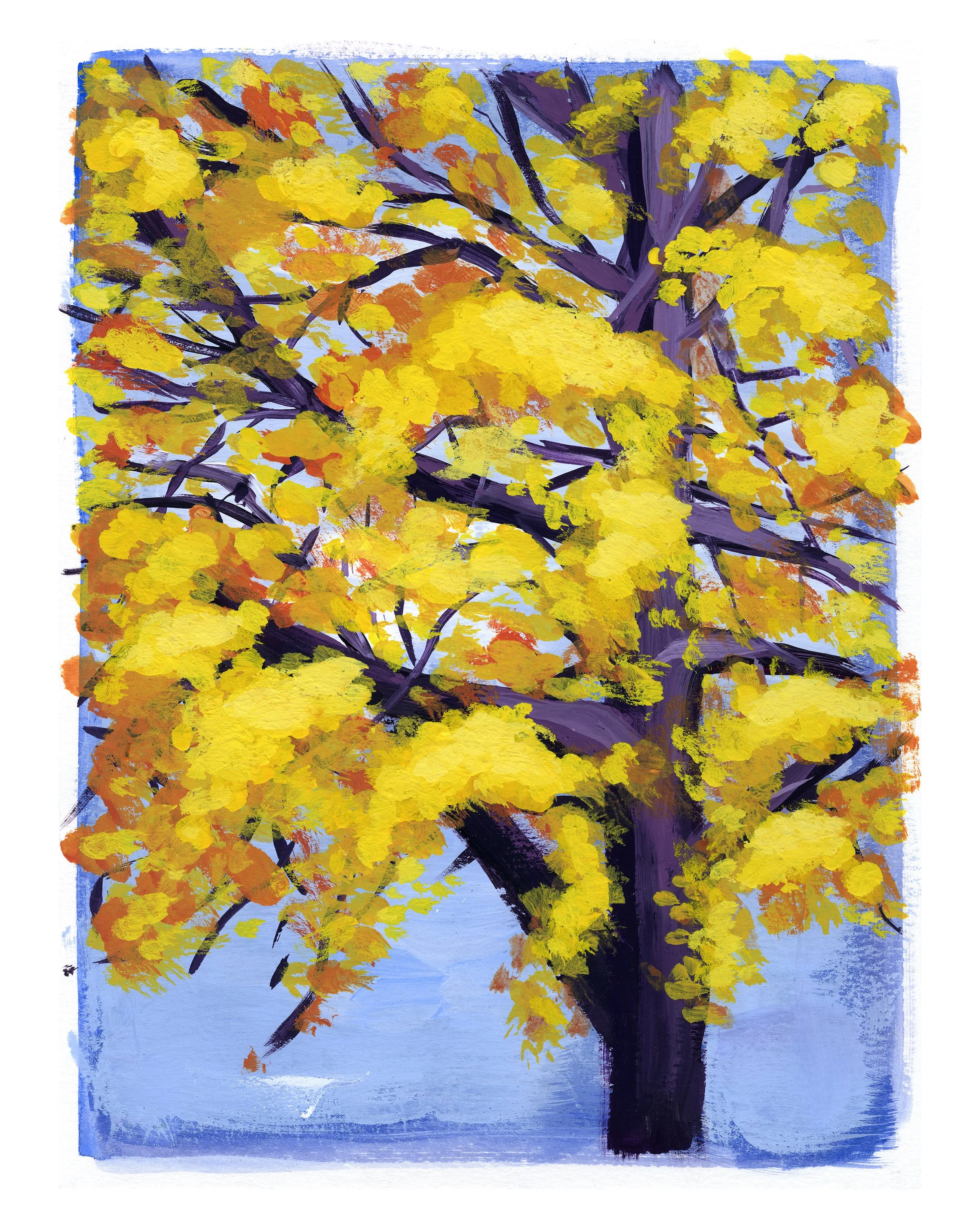 Lost Woods - Art Print - Gouache on Watercolor Paper