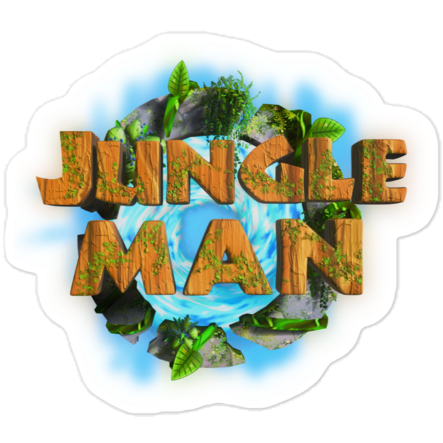 Jungle Man Sticker