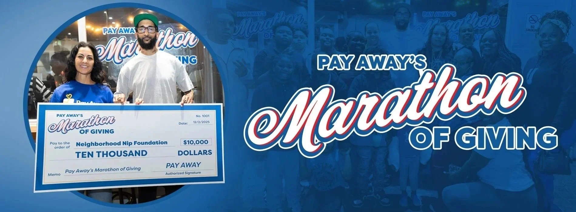   Pay Away Marathon of Giving  
