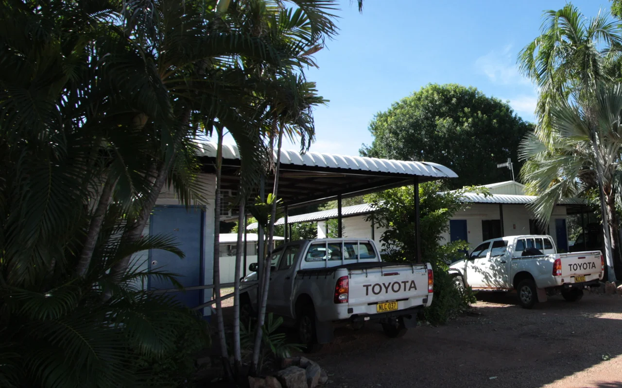 Deluxe cabins, with own carport