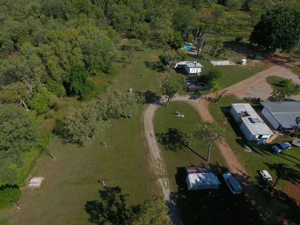 birds eye view of the powered sites