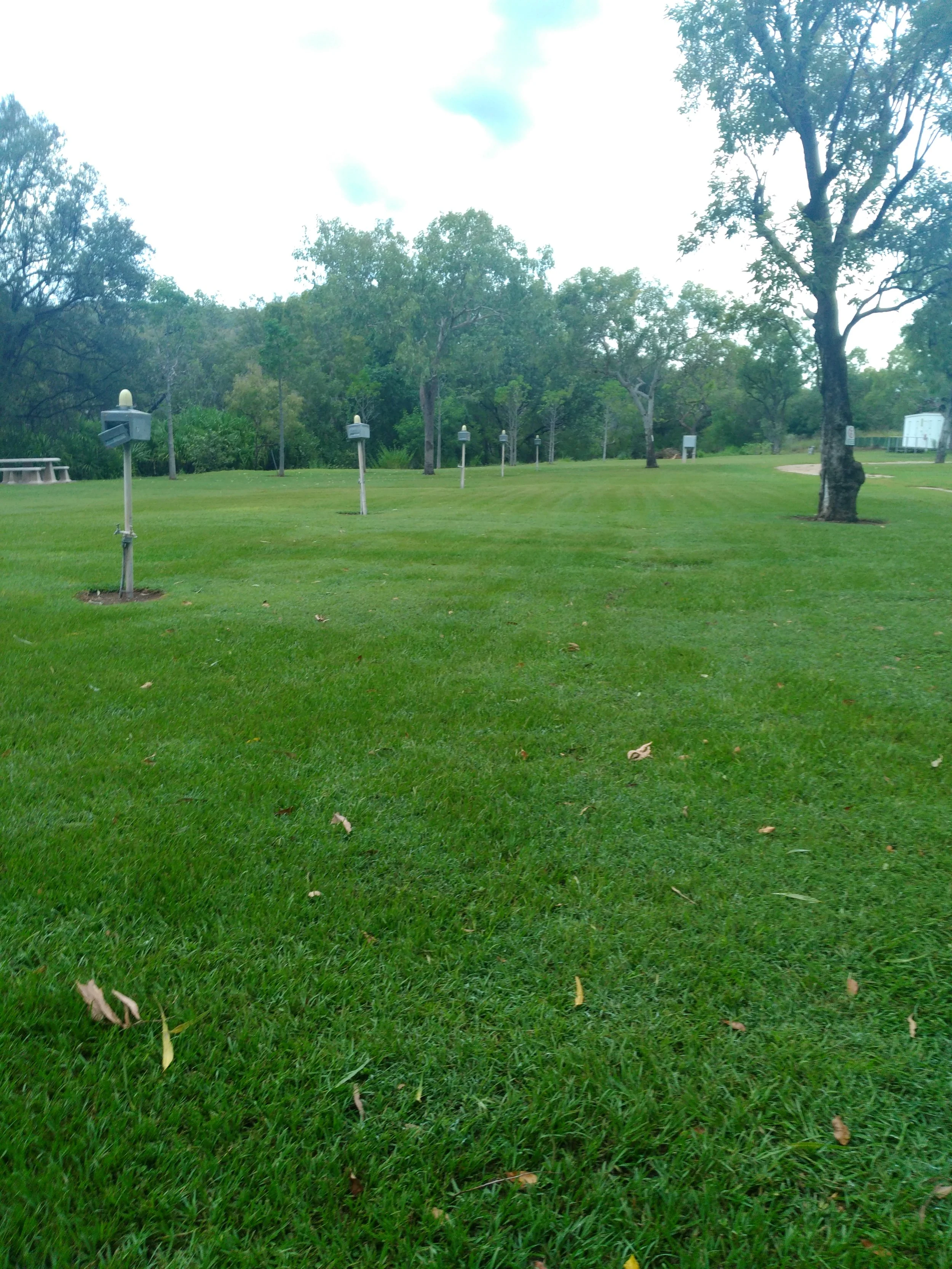 Take your shoes off, and just enjoy the grass