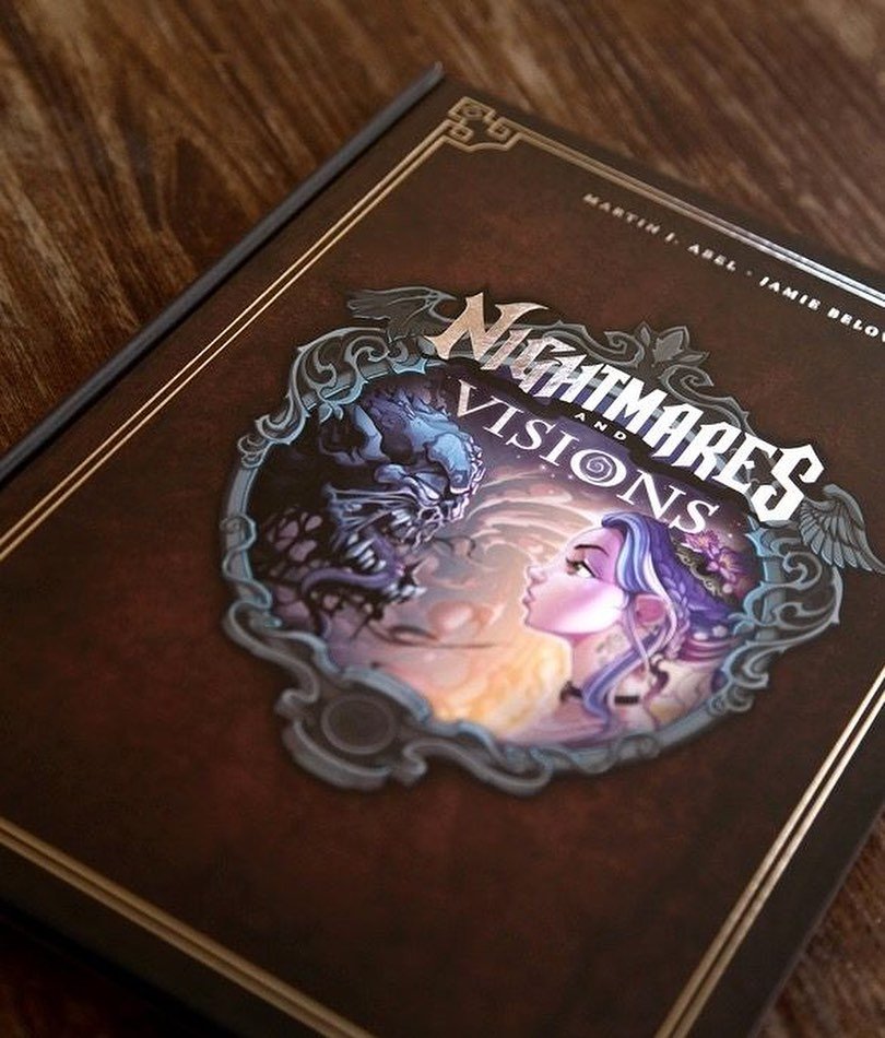 ✨✨✨Nightmares And Visions, my hard cover art book from 2016 is now available again as a Kickstarter add-on!✨✨✨ 

I know some of you have been waiting for me to put this back on the store so here&rsquo;s your chance now to grab the book with all of th