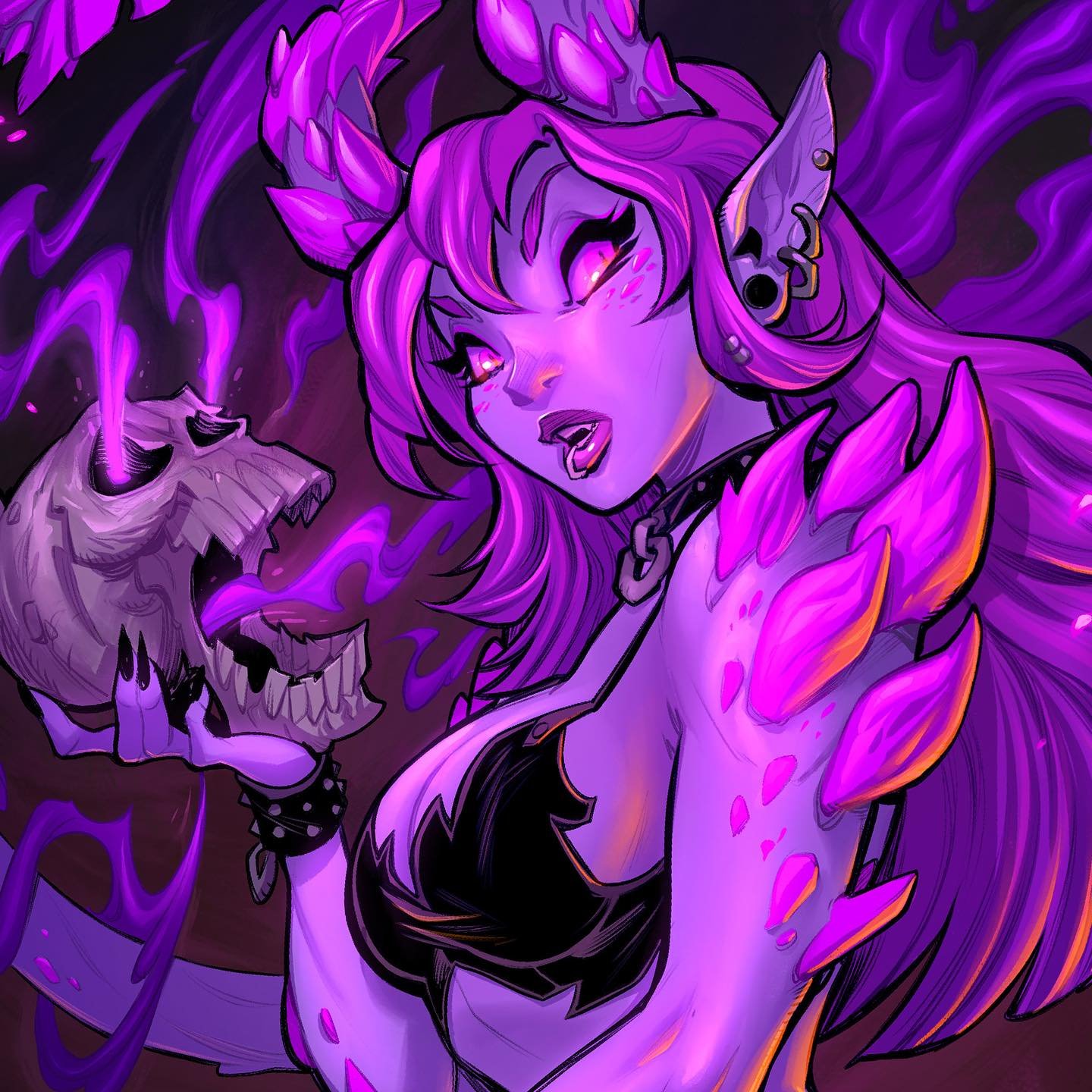 🌟 Limited Time Offer! 🌟 Dive into darkness with my &lsquo;post&rsquo; DREAMHACK convention Demon Girl Prints! Exclusive to our online store for ONE WEEK ONLY! Each A3 print is signed and comes with a seal of authenticity. Free worldwide shipping! O