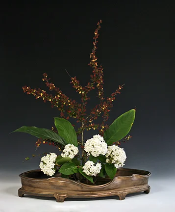 Container + Flowers by Sue Grier
