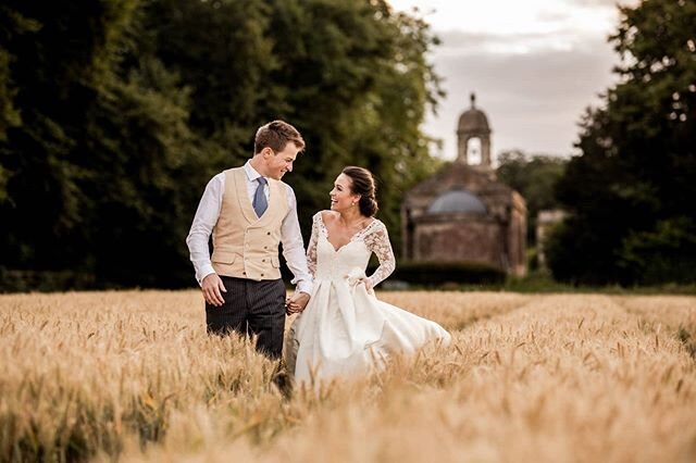 Charlotte and William taking an early evening stroll @babingtonhouse ...
#babingtonwedding #somersetwedding #brideandgroom #shesaidyes #instawedding