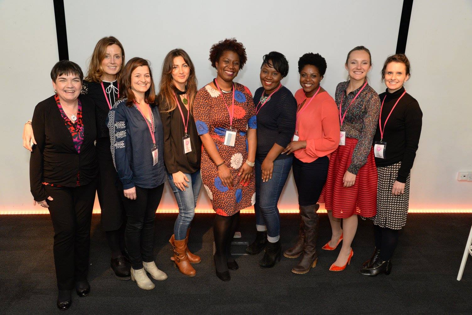 Speakers at the Women's Wellbeing Conference. London, January 2016