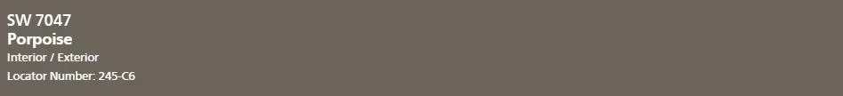 Porpoise Sw7047 The Home Coloriste
