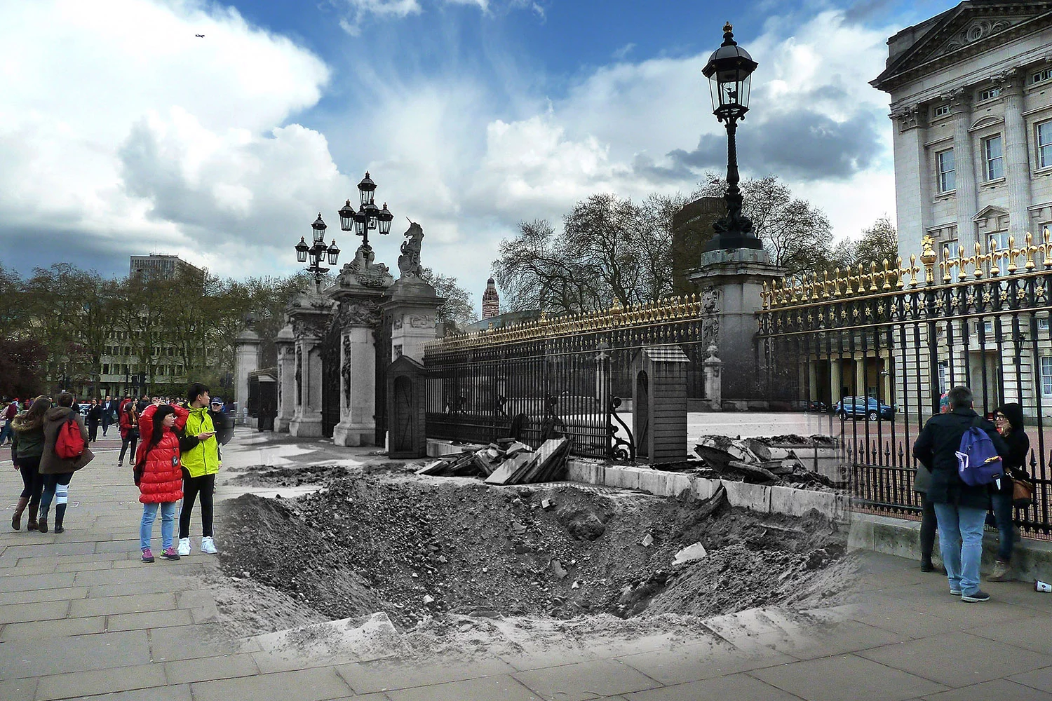 London Blitz 75th Anniversary - Then and Now