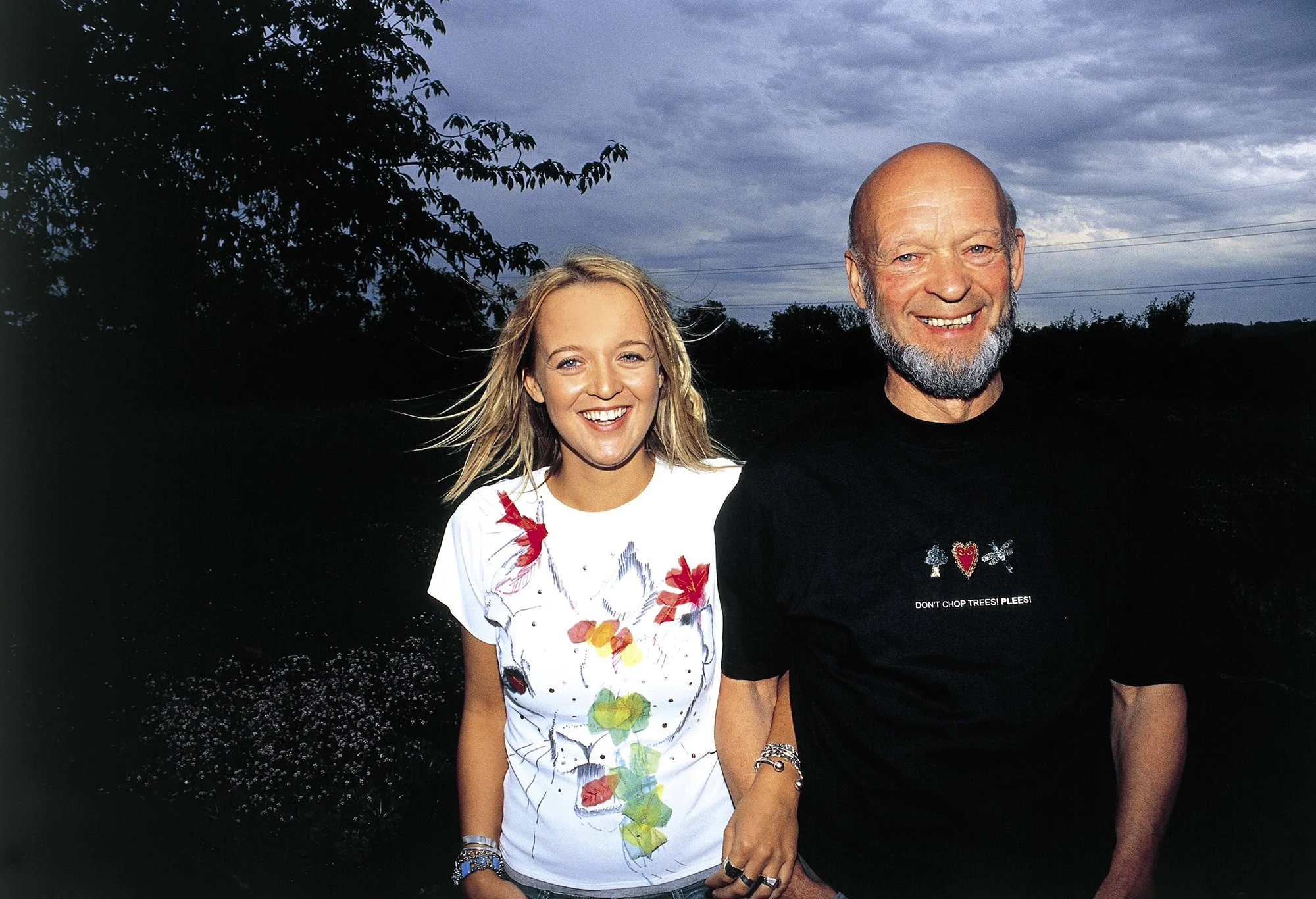 Michael and Emily Eavis at home