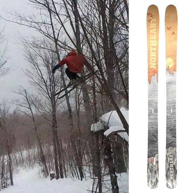 Freedom 90s- All mountain, east coast ski. Durable materials. Ready to play. #maine #localbusiness #👍