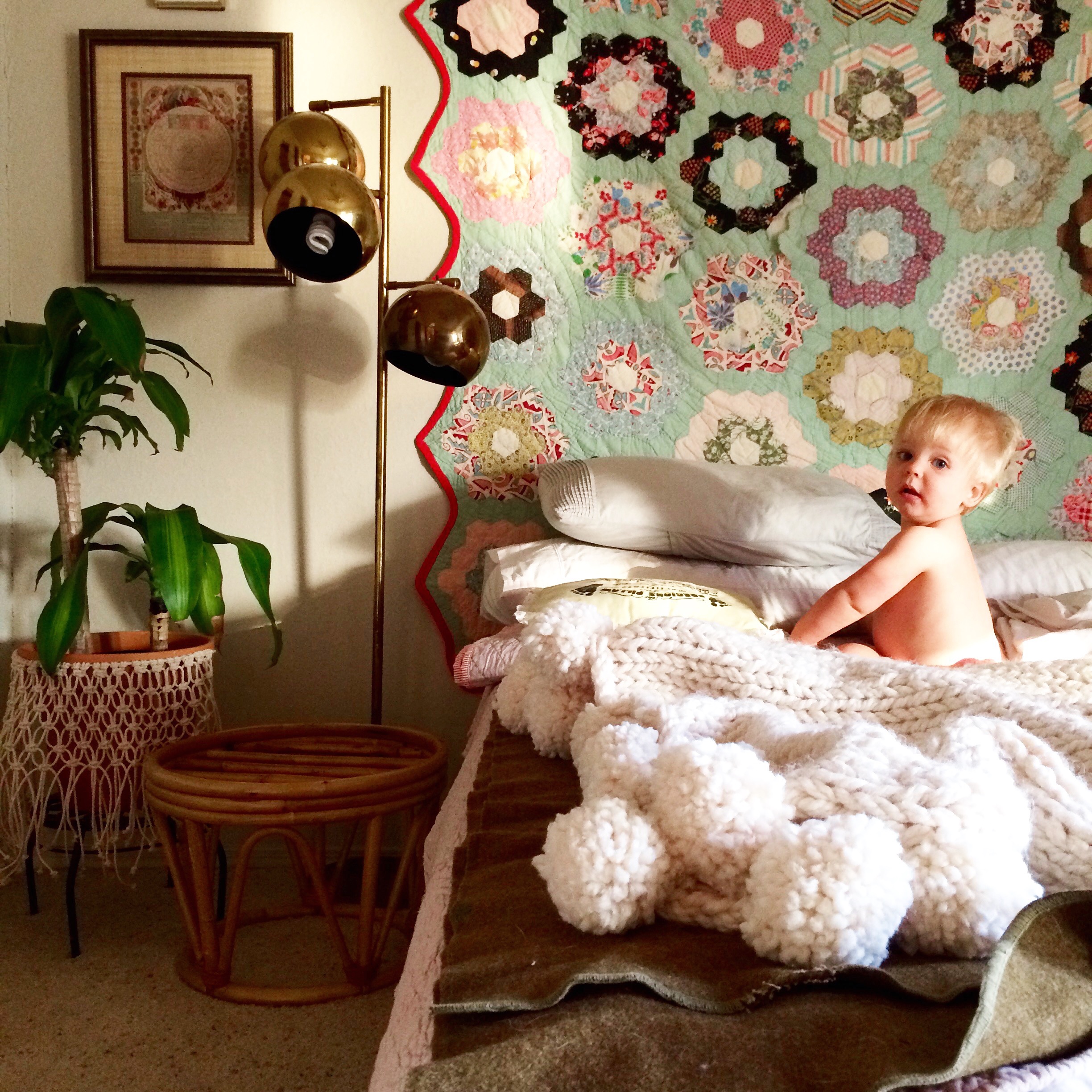 Cozy 80s Boho Room Makeover with Retro Den of Tulsa, Oklahoma