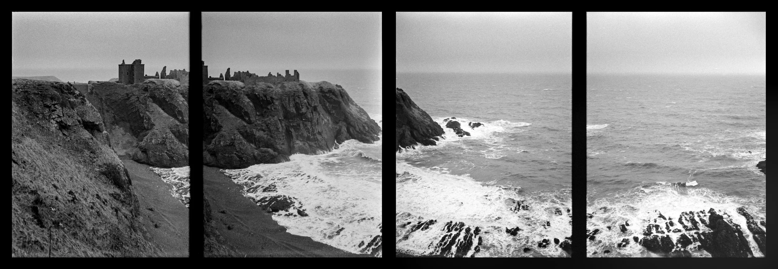 Dunottar Castle Panorama, shot on Canon Multi Tele