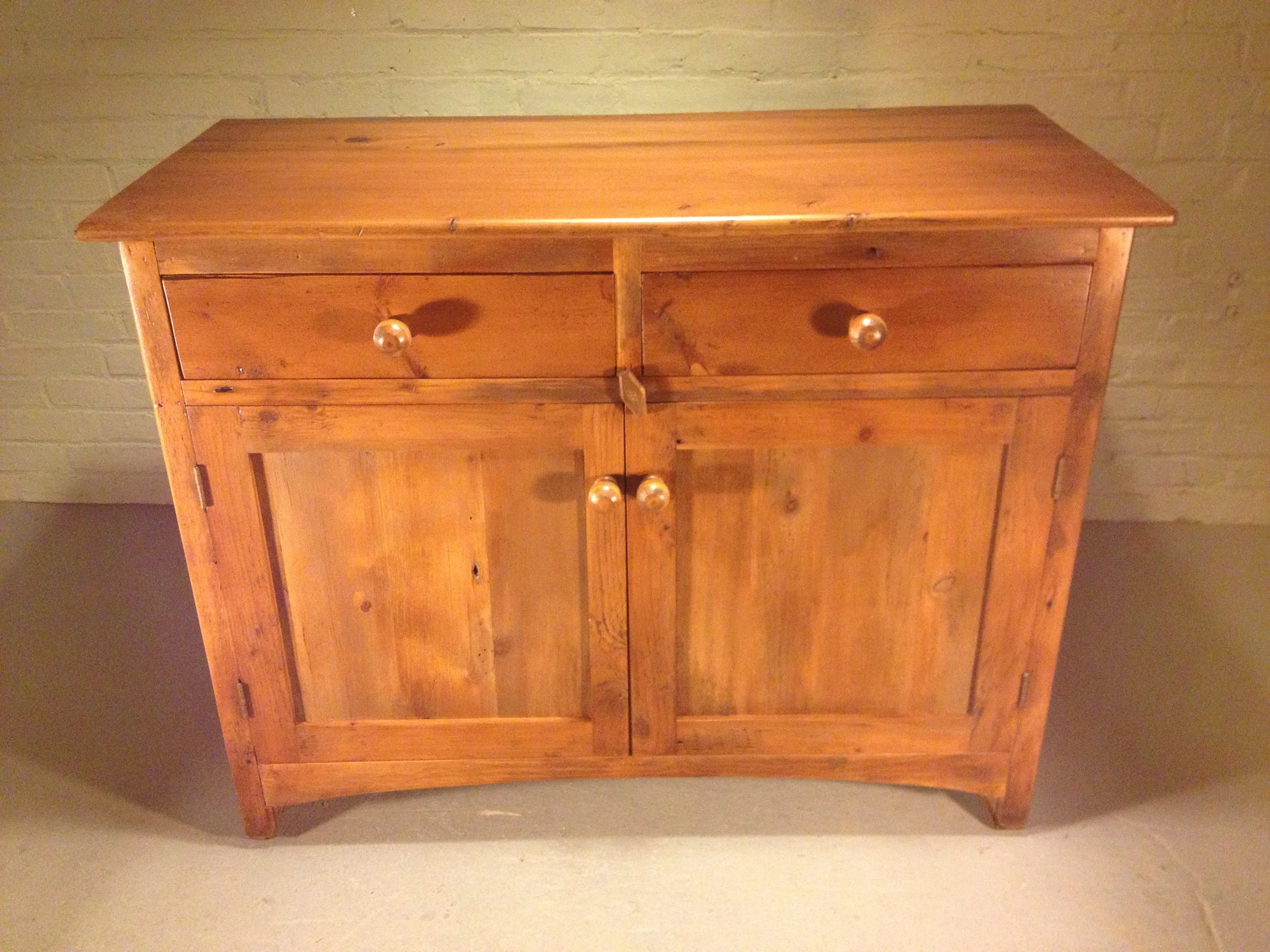 48"x18"x36"h 2 over 2 Server finished in Cherry