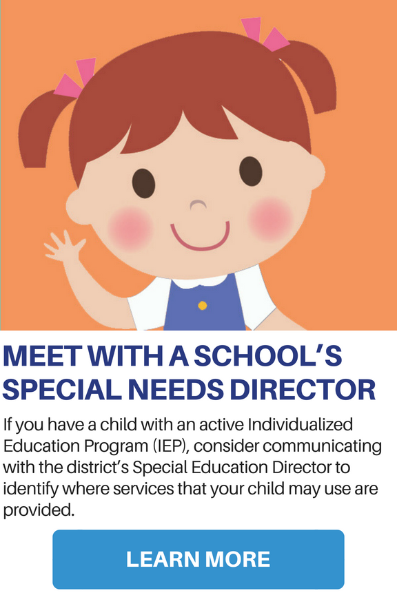 Meet with a School's Special Needs Director