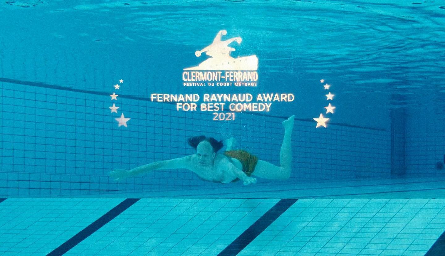We are so proud that SWIMMER by @jonatanetzler won the Fernand Reynaud Award for Best Comedy at this years @clermontfilmfest ! It was a joy to produce this film thanks to an awesome crew, cast, financiers and supporters. 🐳 Sales by Interfilm. #clerm