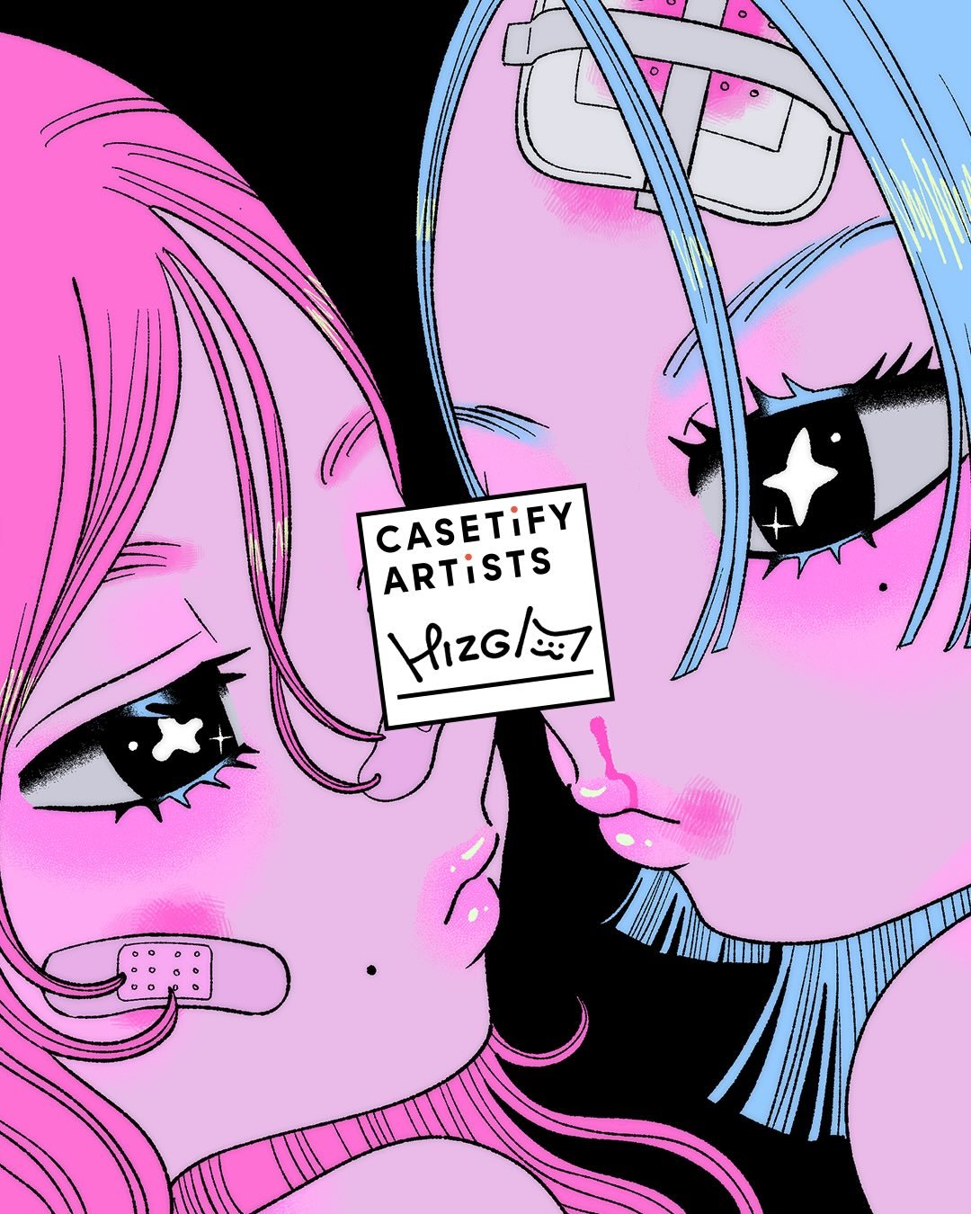 The collaboration we&rsquo;ve been so excited about is finally being revealed🐈&zwj;⬛🎀

This is a collaboration by the amazing Japanese artist @hizgi with @casetify , the tech accessories brand 🩷✨

We are so glad to be part of the collaborate with 