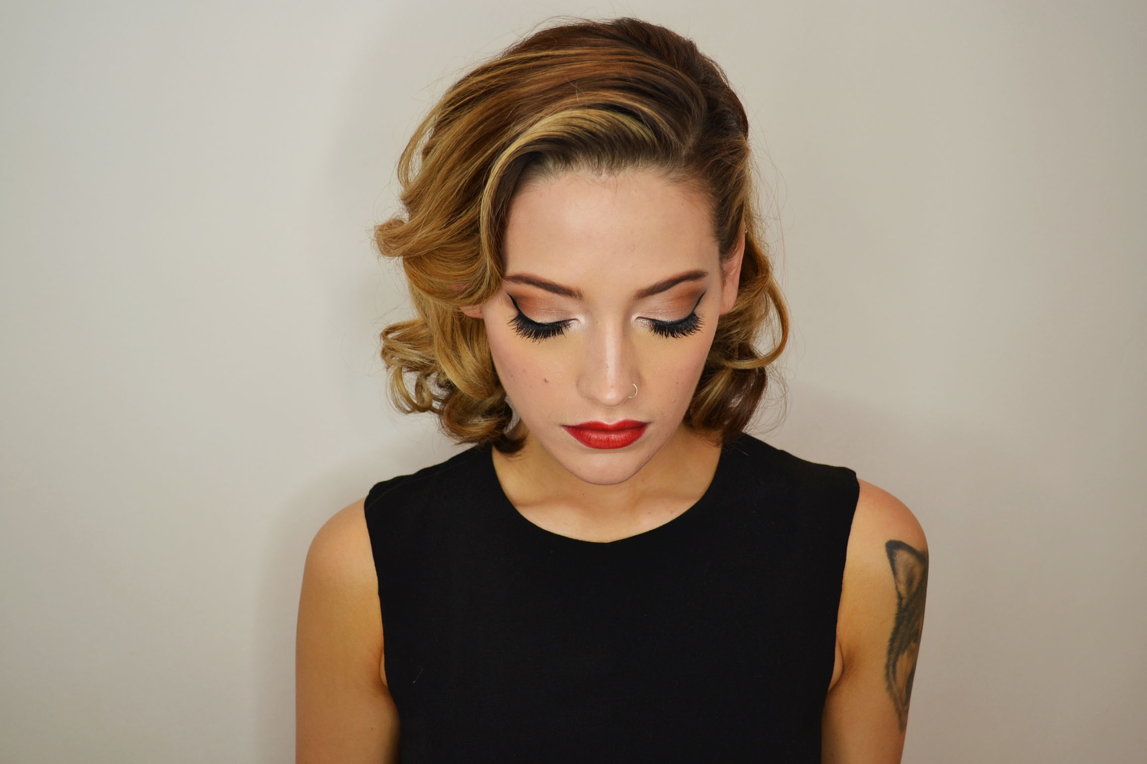 MUA: Kristen Nicole | IG: deva_diva HAIR: India Travis | IG: indiatravis COLOR: Terri Fe | IG: apop.ofcolor PHOTO: Nadine Matar | IG: nadinematar MODEL: Emily | IG: ladyycooke