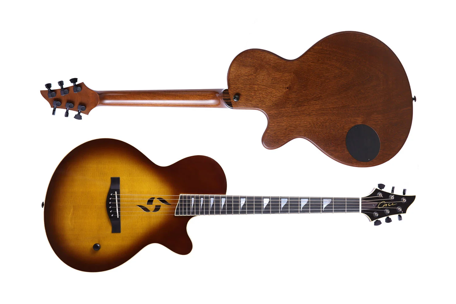 Case J2 semi-hollow guitar