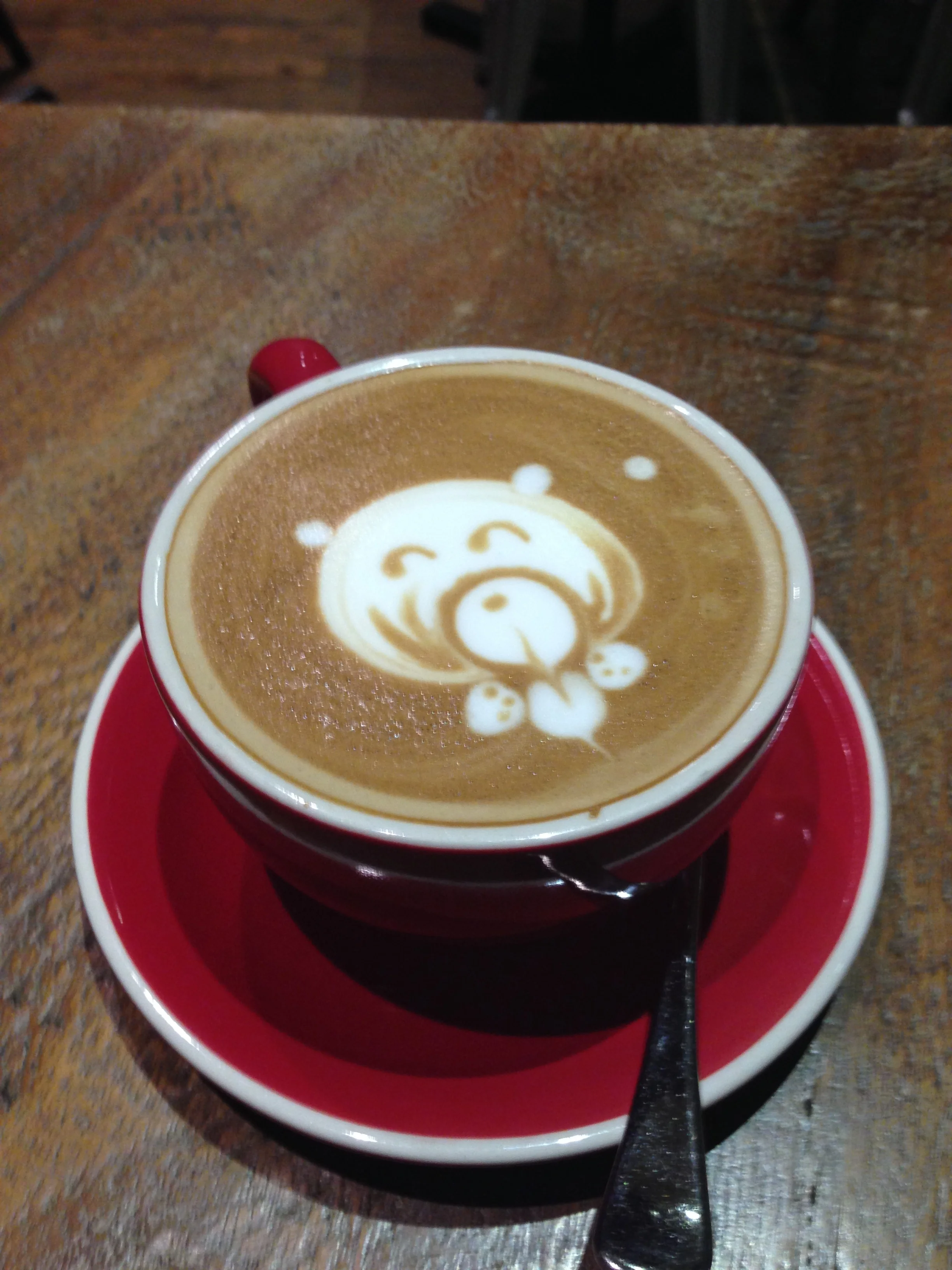 The cutest coffee art that anyone ever did see | Sydney, Australia | November 2014