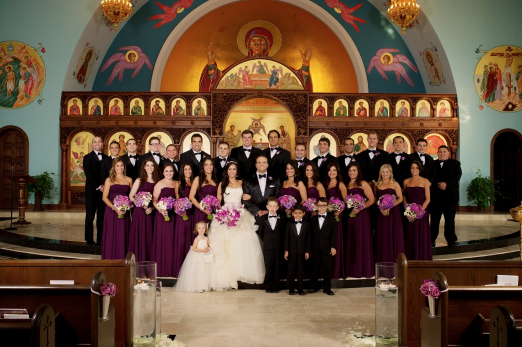 St. Nicholas Antiochian Orthodox Church Bridal Party Photos