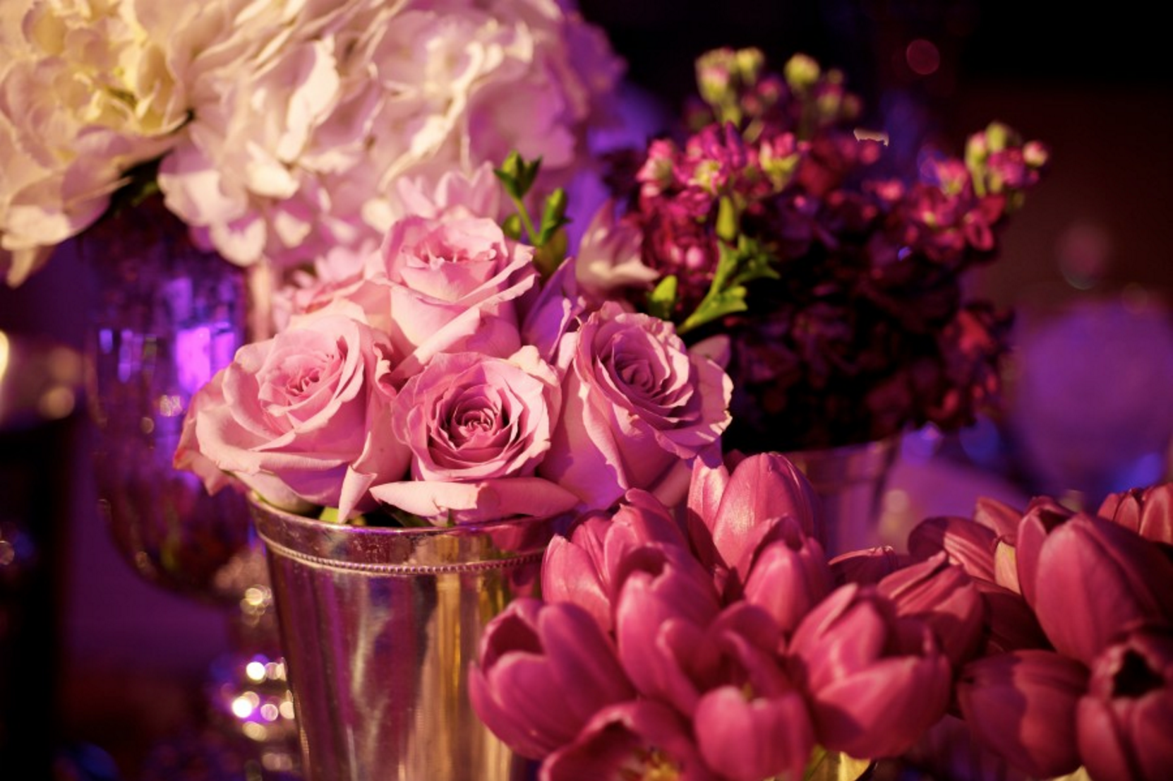 Downtown Grand Rapids Wedding Flowers Roses and Tulips